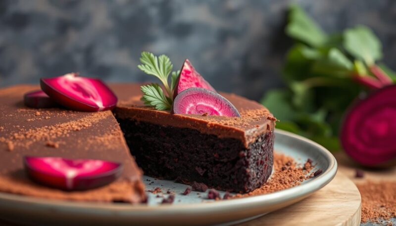 čokoladna raw torta sa cveklom