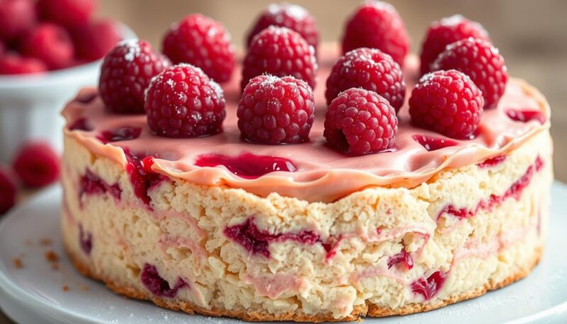 sirova torta sa malinama recept