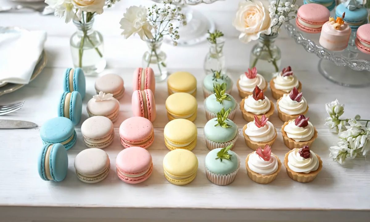 elegantan izgled slatkog stola